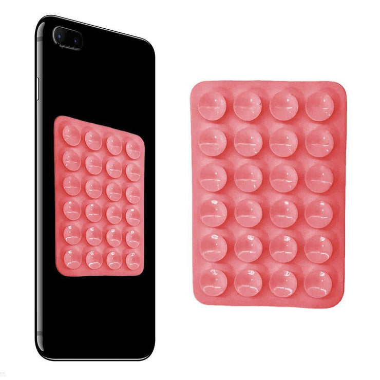 Thickened new mobile phone silicone suction cup 24 square suction cups mobile phone leather case silicone suction cup