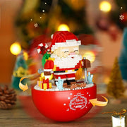 Santa Claus Tumbler Ornament Model Assembly and Gift Giving