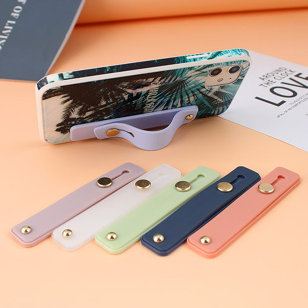 Mobile phone ring buckle strap