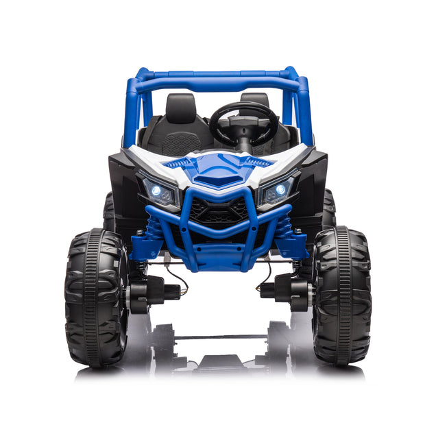 Side by Side 4x4 Ride on Off-Road Truck with Parent Remote Control, Battery Powered Electric Car - Follow yourDream