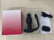 LEVETT Adult Sex Toys Anal Vibrator,Prostate Massager with Remote Control,Double Cock Ring Wearable Anal Plug,Butt Plug Vibrator