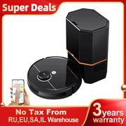 ABIR R30 Robot Vacuum Cleaner, Auto-Empty Station, Laser Lidar, 6500PA Suction,Multi-Floor Maping, Smart Home Wet Dry Appliance - Follow yourDream
