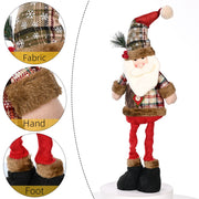 Christmas Telescopic Santa Claus Snowman Doll Christmas Ornament