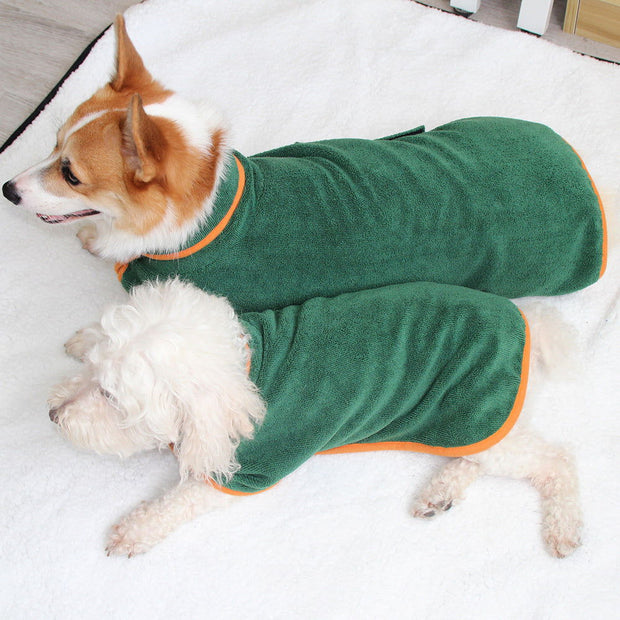 Absorbent Pet Bathrobe With Waist-wrapped Microfiber - Follow yourDream