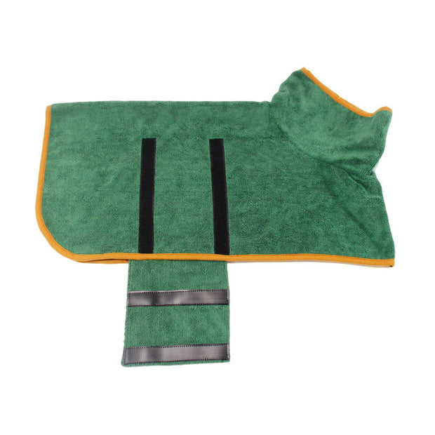 Absorbent Pet Bathrobe With Waist-wrapped Microfiber - Follow yourDream