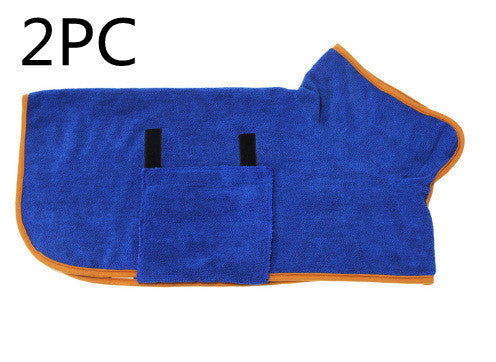Absorbent Pet Bathrobe With Waist-wrapped Microfiber - Follow yourDream