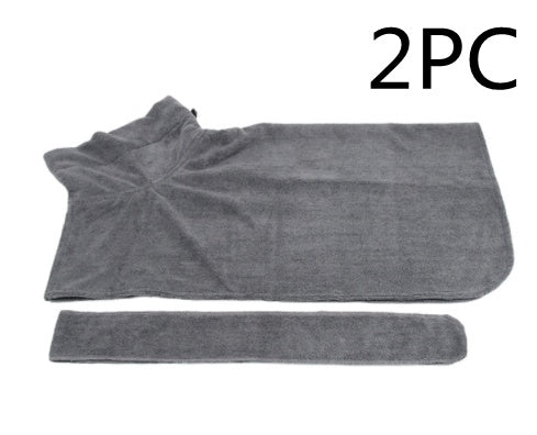 Absorbent Pet Bathrobe With Waist-wrapped Microfiber - Follow yourDream