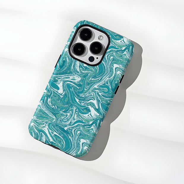 Abstract phone case Apple 16pro protective case 2-in-1 film case 13pm Apple phone case 15pm hard case - Follow yourDream