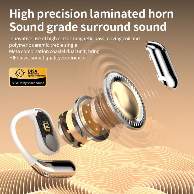Active noise cancelling earphones wireless 5.3 noise-cancelling earphones hand free wireless headphones with mic Q16PRO - Follow yourDream
