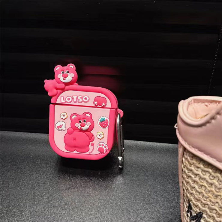 AirPods 5th generation silicone wireless Bluetooth earphone protective case suitable for Apple Pro 2nd generation cute box - Follow yourDream