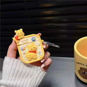 AirPods 5th generation silicone wireless Bluetooth earphone protective case suitable for Apple Pro 2nd generation cute box - Follow yourDream