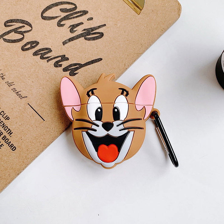 AirPods 5th generation silicone wireless Bluetooth earphone protective case suitable for Apple Pro 2nd generation cute box - Follow yourDream