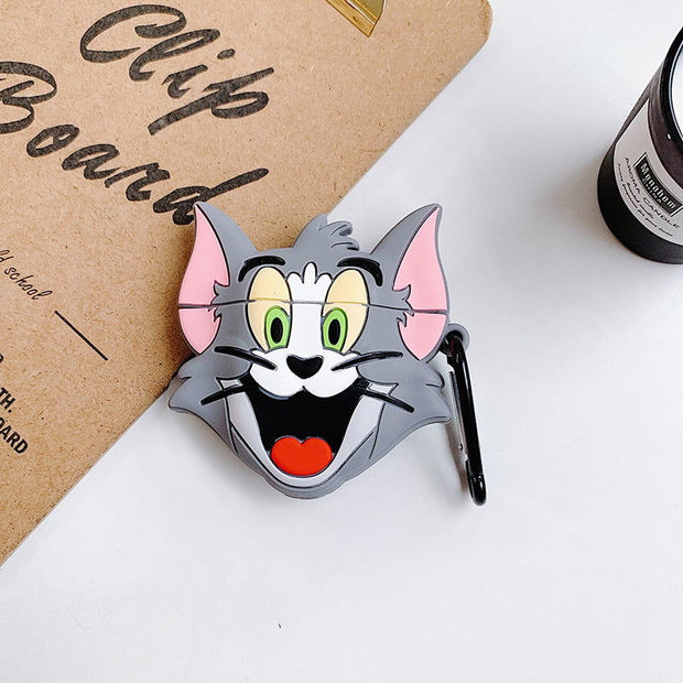 AirPods 5th generation silicone wireless Bluetooth earphone protective case suitable for Apple Pro 2nd generation cute box - Follow yourDream