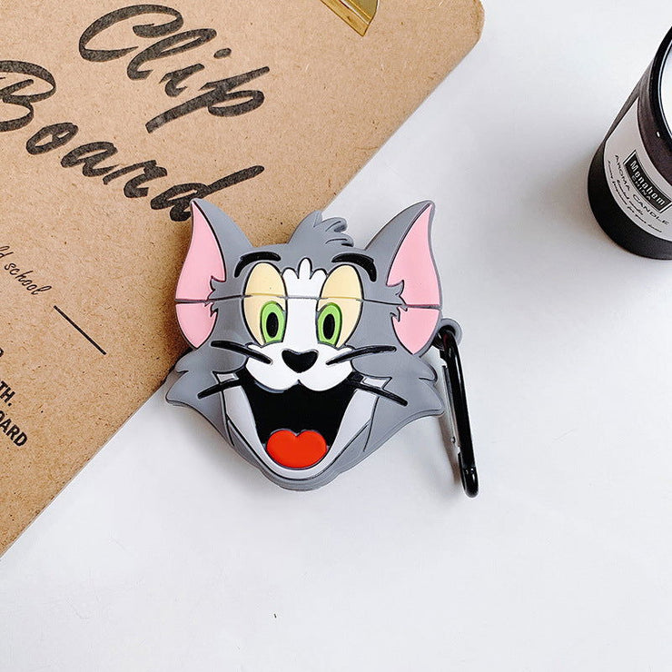 AirPods 5th generation silicone wireless Bluetooth earphone protective case suitable for Apple Pro 2nd generation cute box - Follow yourDream