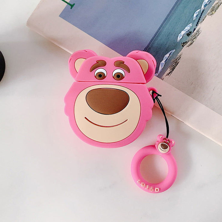 AirPods 5th generation silicone wireless Bluetooth earphone protective case suitable for Apple Pro 2nd generation cute box - Follow yourDream