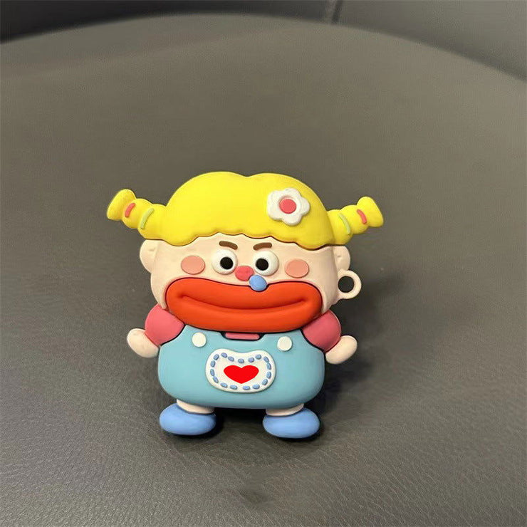 AirPods 5th generation silicone wireless Bluetooth earphone protective case suitable for Apple Pro 2nd generation cute box - Follow yourDream