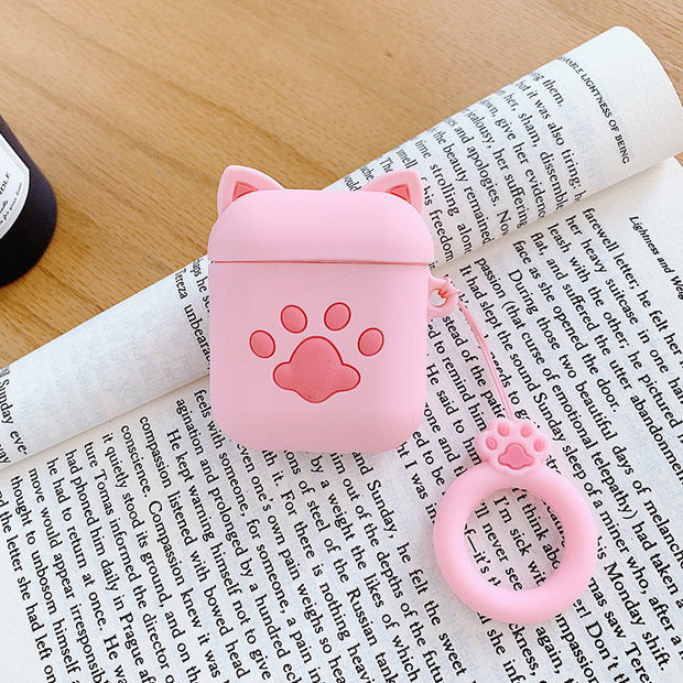 AirPods 5th generation silicone wireless Bluetooth earphone protective case suitable for Apple Pro 2nd generation cute box - Follow yourDream