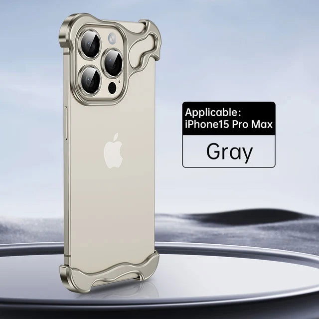 Alien metal suitable for Apple 15 phone case Promax borderless iPhone 14/13/12 with lens membrane case - Follow yourDream