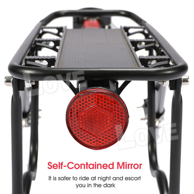 Aluminum Bike Rear Rack Seat Luggage Carrier Bicycle Post Mountain Mount Pannier - Follow yourDream