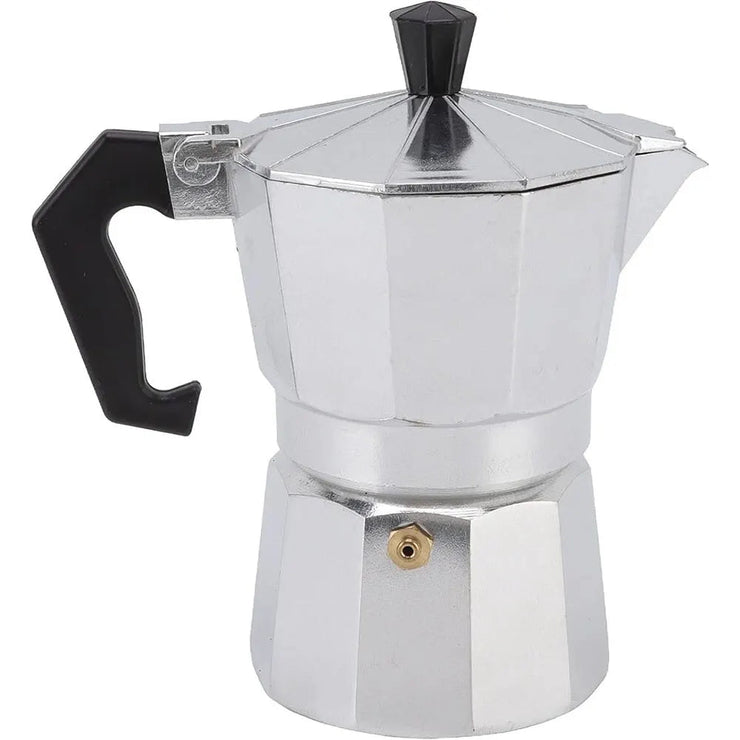 Aluminum Coffee Kettle Household Italian Octagonal Moka Coffee Tea Pot Office Home Travel Outdoor Camping Tableware Equipment - Follow yourDream