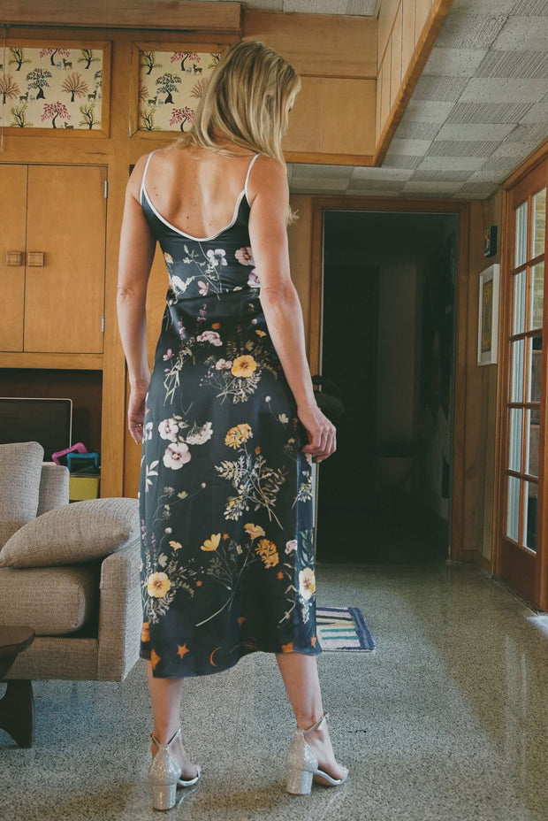 Andromeda Silk Dress in Spring Equinox - Follow yourDream