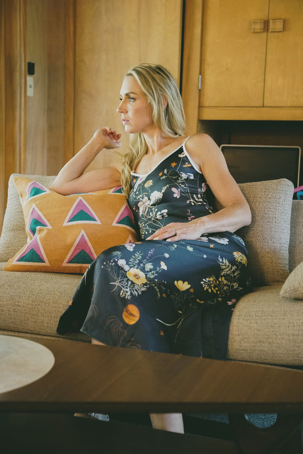 Andromeda Silk Dress in Spring Equinox - Follow yourDream
