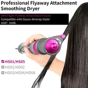 Anti-Flight Flyaway Attachment Nozzle for Dyson Airwrap Smoothing Dryer Accessories for Dyson HS05/01 Straightening Hair Nozzle - Follow yourDream