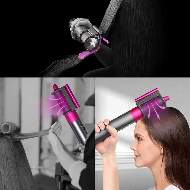 Anti-Flight Flyaway Attachment Nozzle for Dyson Airwrap Smoothing Dryer Accessories for Dyson HS05/01 Straightening Hair Nozzle - Follow yourDream