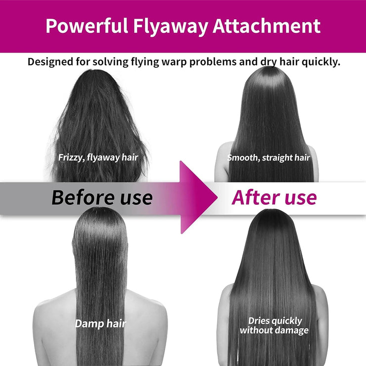 Anti-Flight Flyaway Attachment Nozzle for Dyson Airwrap Smoothing Dryer Accessories for Dyson HS05/01 Straightening Hair Nozzle - Follow yourDream