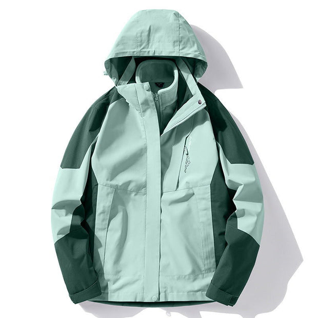 Autumn and winter hooded outdoor assault suit, couple's three in one assault suit, mountain climbing suit, windproof and waterproof assault suit - Follow yourDream