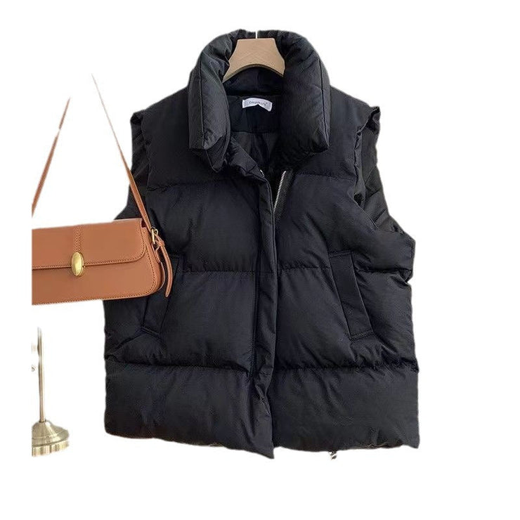Autumn and winter short down cotton vest women's versatile jacket trend - Follow yourDream