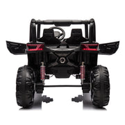 Side by Side 4x4 Ride on Off-Road Truck with Parent Remote Control, Battery Powered Electric Car w/High Low Speed