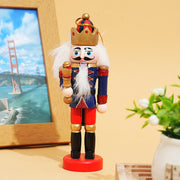 12CM Christmas Nutcracker Living Room Doll Set of Five Wooden Pendants