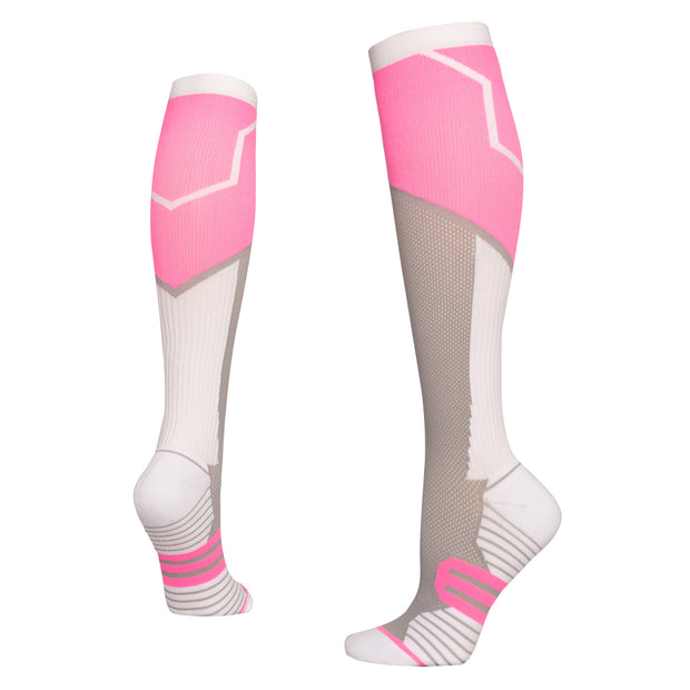 Outdoor sports pressure socks, women's long tube skipping rope fitness calf socks, second grade gradient elastic compression socks 