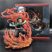 FiguartsZeroFZ Ghost Slayer Blade Handmade Charcoal Jilang Fire God God God Music Model Decoration High Quality Edition