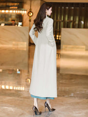 New autumn mid-length trench coat for women