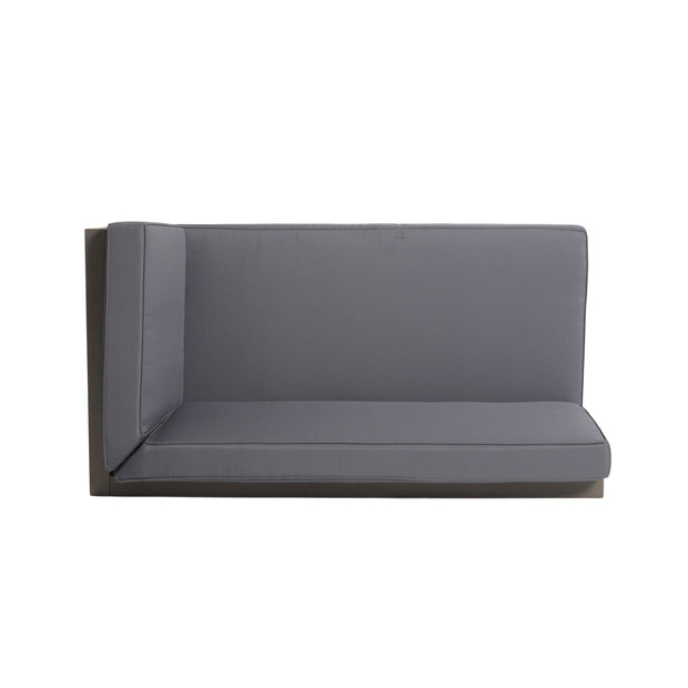 BRAVA X-BACK RIGHT CORNER BENCH, DARK GREY - Follow yourDream