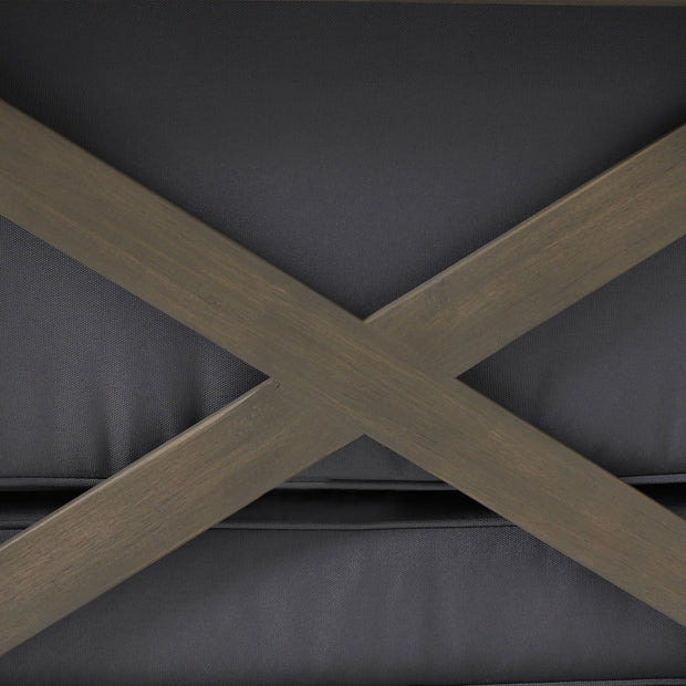 BRAVA X-BACK RIGHT CORNER BENCH, DARK GREY - Follow yourDream