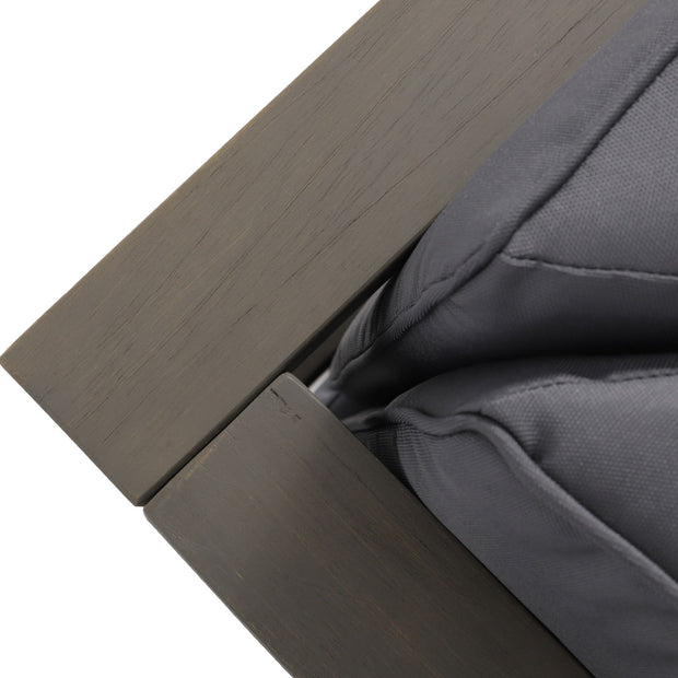 BRAVA X-BACK RIGHT CORNER BENCH, DARK GREY - Follow yourDream