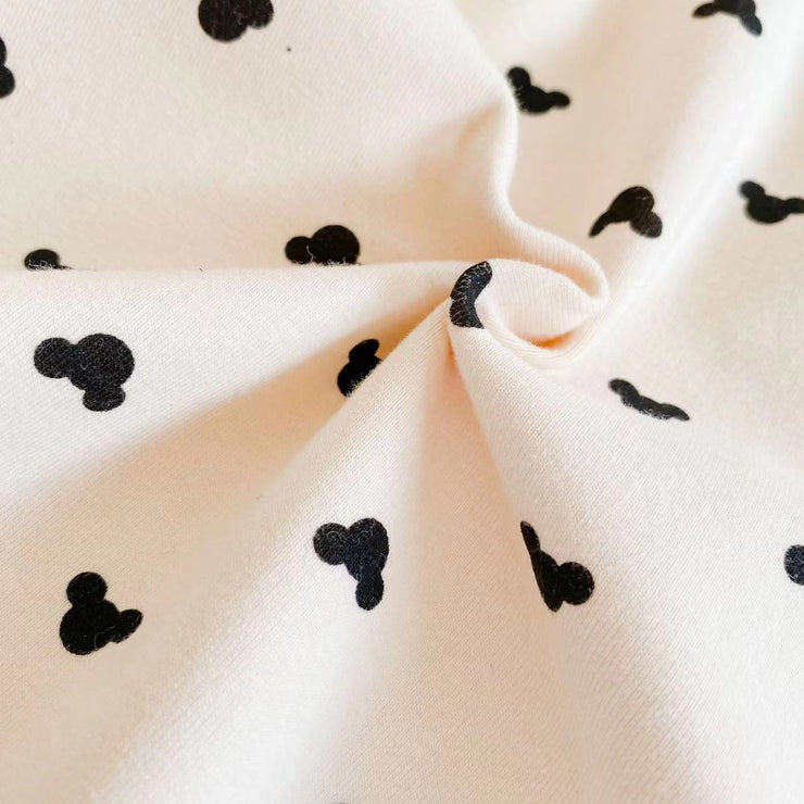 Baby Cartoon Print Pattern Soft Onesies Combo Trousers Sets - Follow yourDream