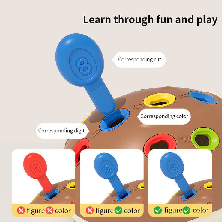 Baby focus training puzzle early education toys children's hand eye coordination dinosaur insertion toys - Follow yourDream