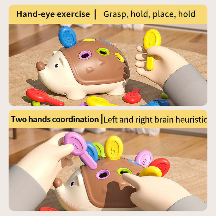 Baby focus training puzzle early education toys children's hand eye coordination dinosaur insertion toys - Follow yourDream