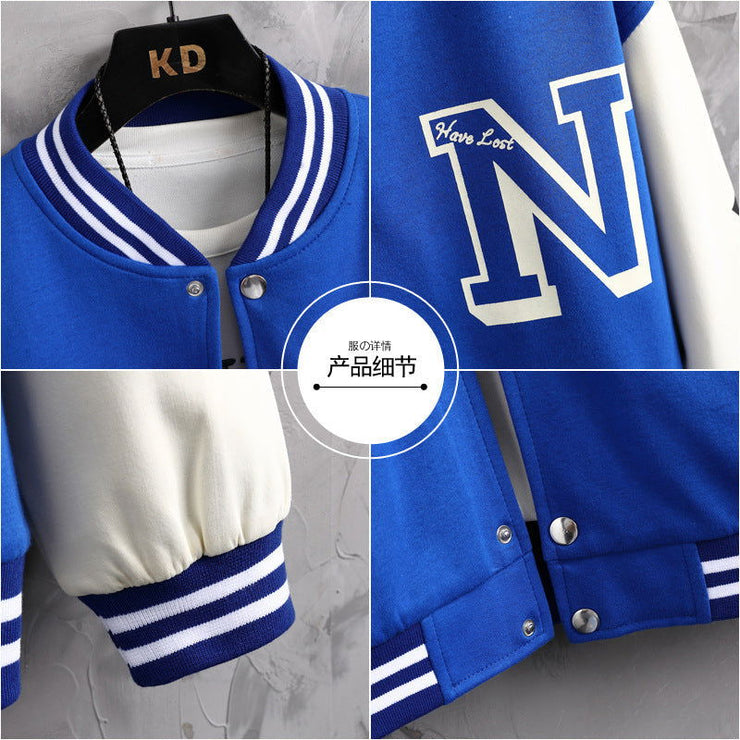 Baseball jacket, men's spring and autumn couple outfit, autumn and winter men's loose trendy brand American ins student jacket top - Follow yourDream