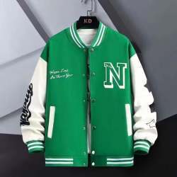 Baseball jacket, men's spring and autumn couple outfit, autumn and winter men's loose trendy brand American ins student jacket top - Follow yourDream