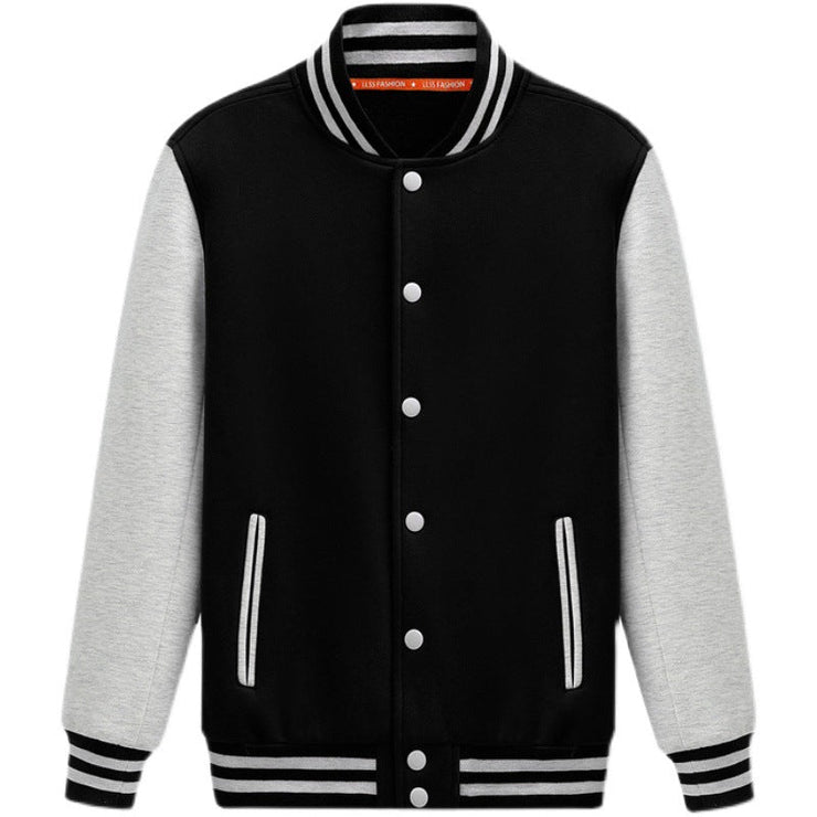 Baseball uniform, men's casual loose and trendy hoodie, men's plus size couple student class jacket - Follow yourDream