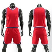 Basketball Set Sports Kit Professional Uniform Training Vest And Shorts Men And Kids Game Team Breathable Basketball Clothing - Follow yourDream