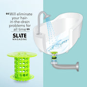 Bath Stopper Plug Sink Strainer Filter Sewer Dredge Device Hair Drain Hair Catcher bathroom accessories（green） - Follow yourDream