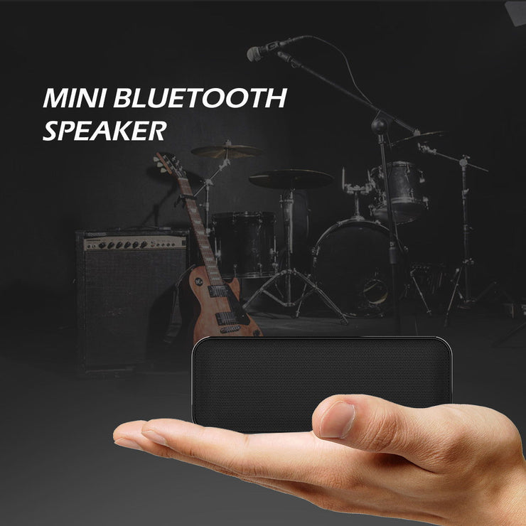 Bluetooth speaker wireless speaker square double speaker mini pocket portable metal ultra-thin exquisite bluetooth speaker - Follow yourDream