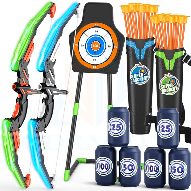 Bow And Arrows For Children Kids Archery Bow Practice Recurve Bow Outdoor Sports Game Hunting Shooting Toy Boys Gift Bow Kit Set - Follow yourDream