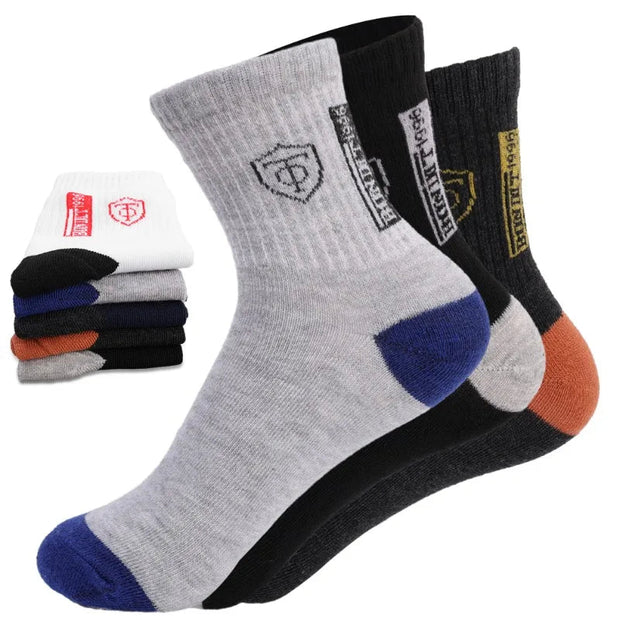 Breathable Cotton Sports Stockings Men Bamboo Fiber Autumn and Winter Men Socks Sweat Absorption Deodorant Business Sox - Follow yourDream